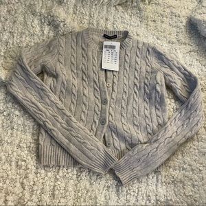 Brandy Melville grey Athelia cardigan